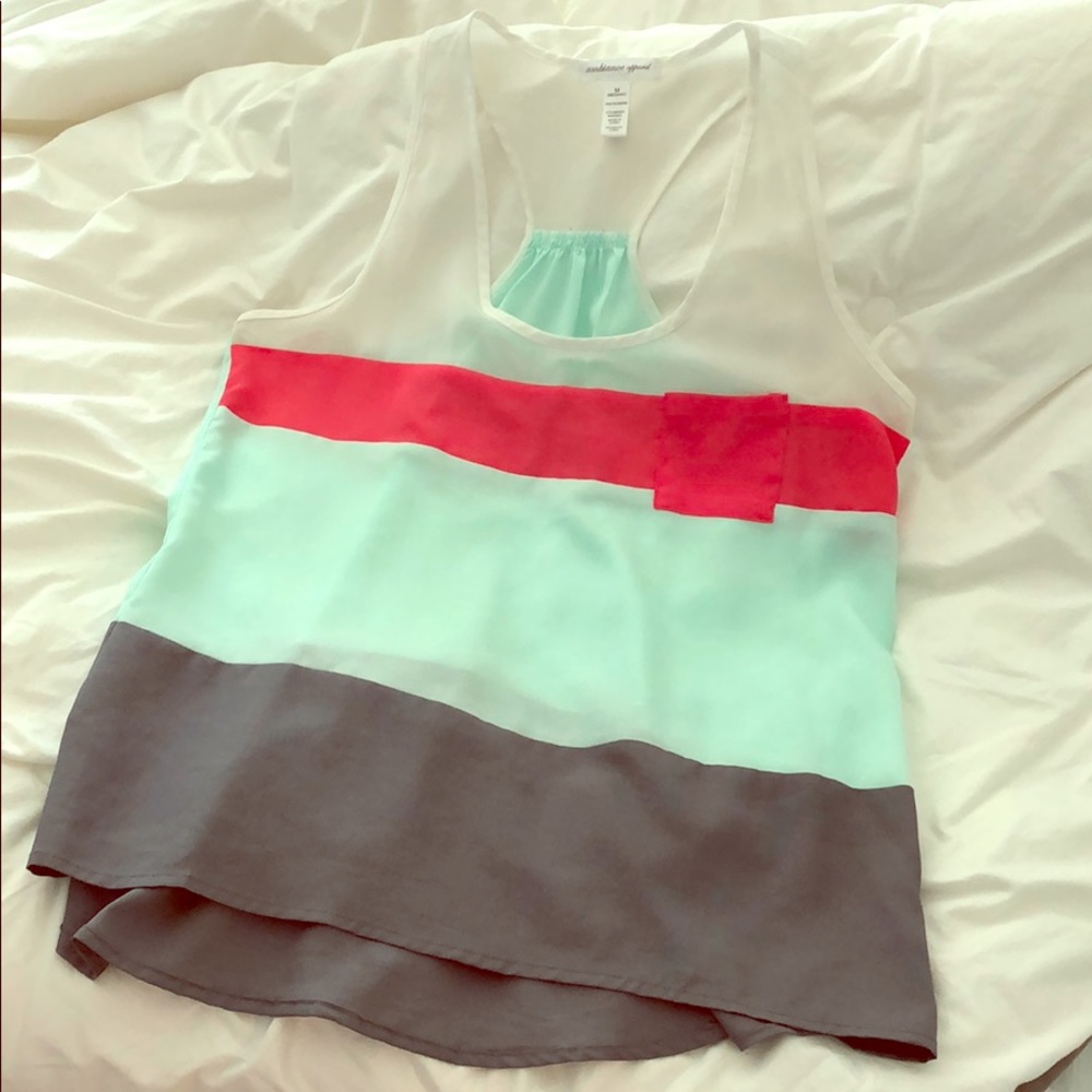 Racer-back summer tank